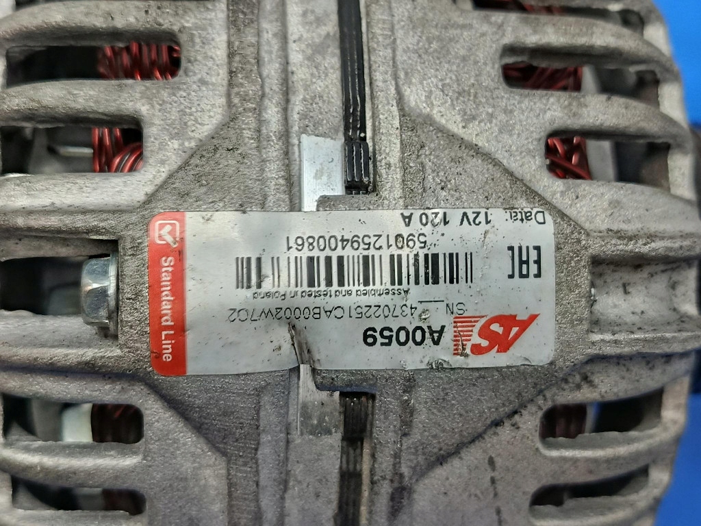 Audi a3 8l,fl генератор as a0059,120a проверенный в Украине