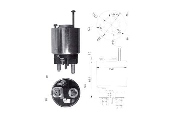 Вимикач електромагнітний, стартер magneti marelli 940113050373 Ціна