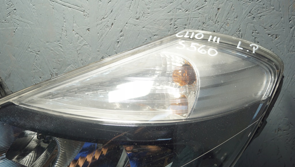фото №6, Лампа левый перед renault clio iii lift