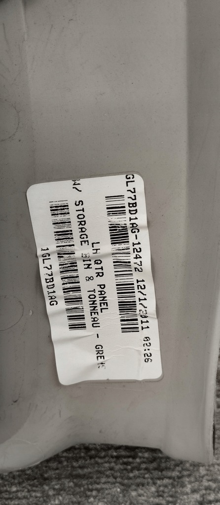 фото №5, Обшивка левый багажника обивка задняя chrysler grand lancia voyager 08-