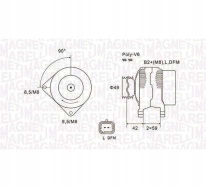 Купить Генератор magneti marelli 063731863010