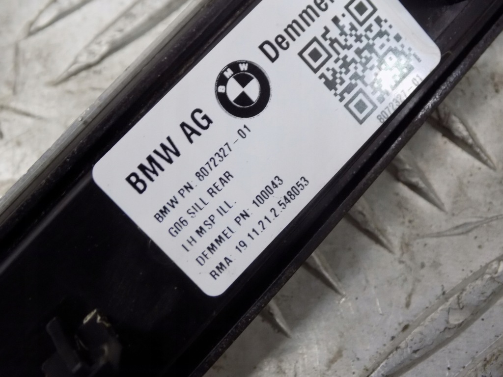 фото №5, Bmw x6 g06 накладки накладки пороговые m-pakiet led 8072328 8072327 7434251