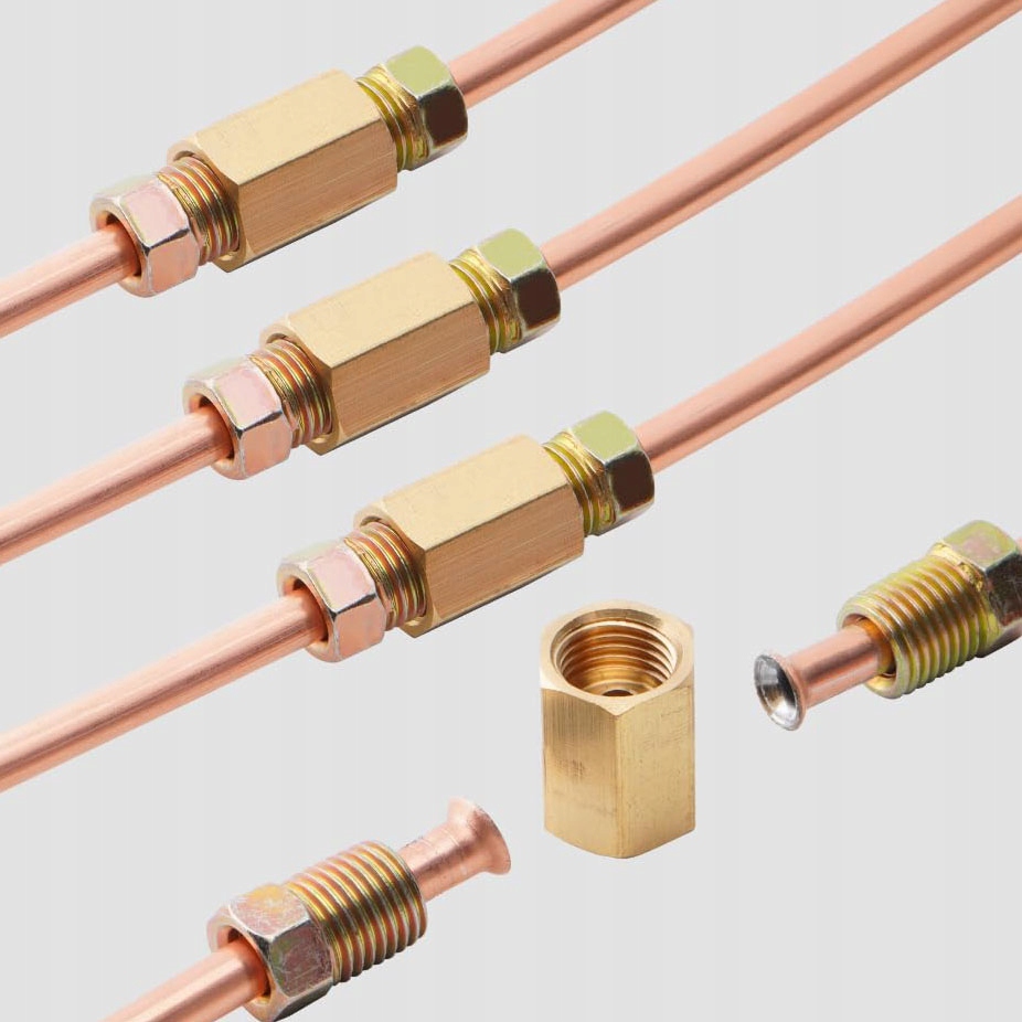 фото №8, Набір дроти гальмівні трубка мідна 7.5m trustworthy8