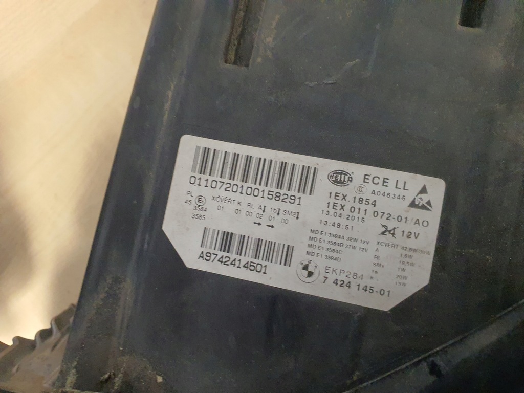 фото №7, Bmw f10 лампи адаптивний led повний