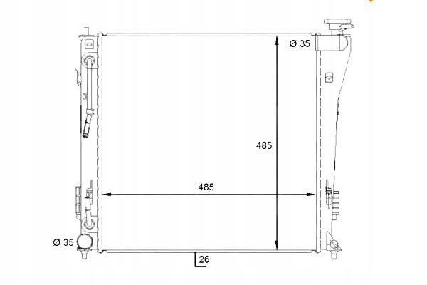 фото №1, Nrf радіатор hyundai i40 1,7crdi 12-