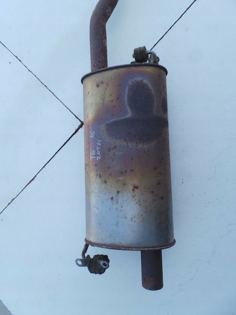 фото №2, Vw t6 2016 transporter гасник труба вихлоп