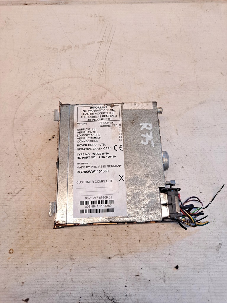 фото №1, Тюнер аудио rover 75 xqc100440