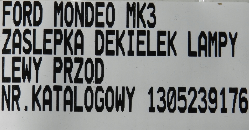 фото №5, Заглушка крышка лампы левый перед ford mondeo mk3