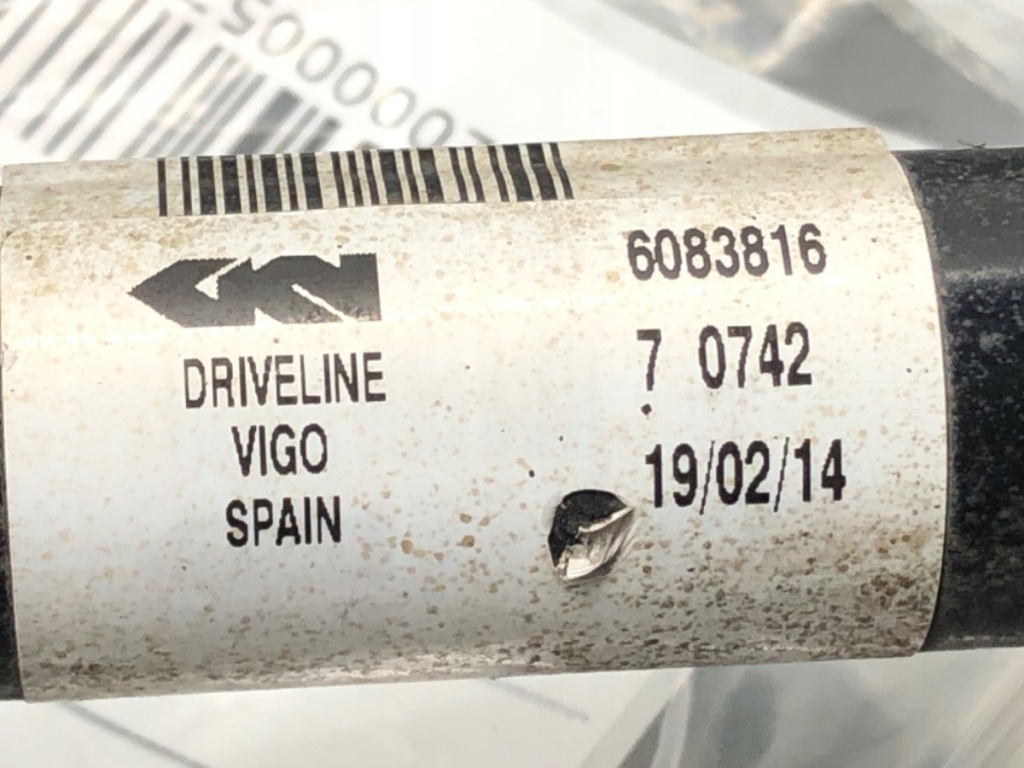 Привідний вал лівий перед opel corsa e 13248675 1.2 69km шрус Зі Шроту