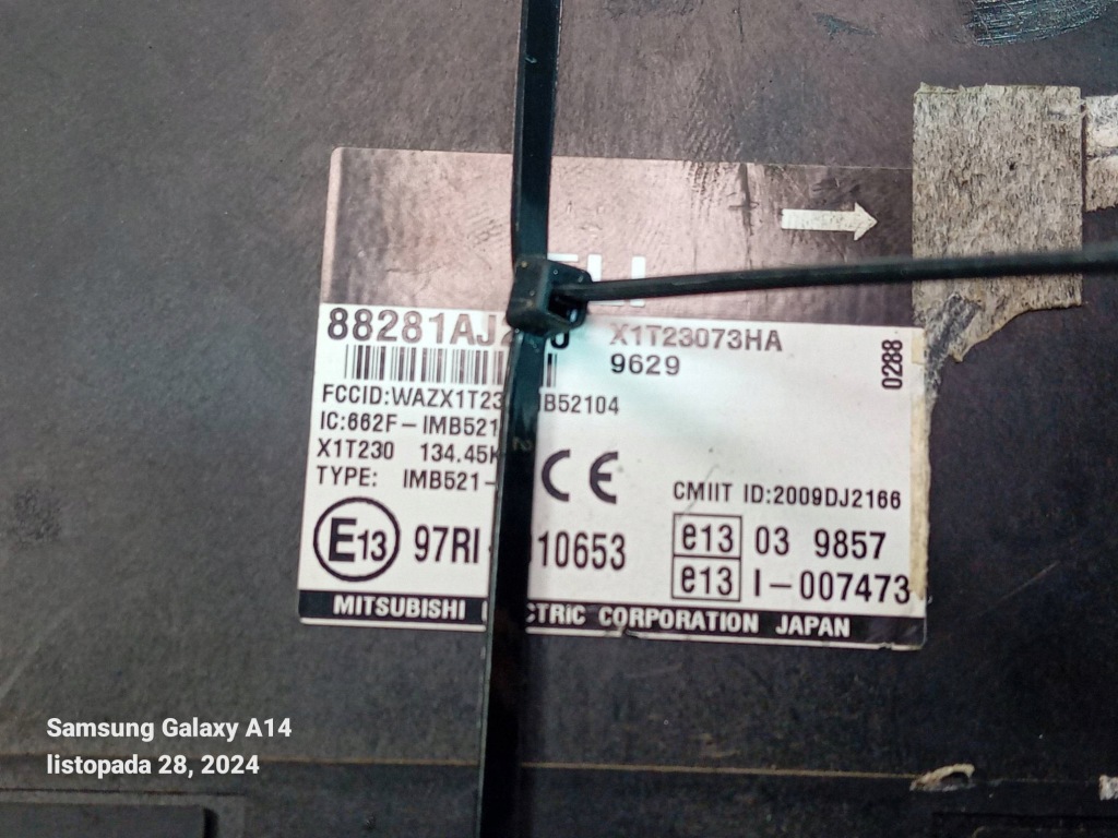 Модуль комфорта 88281aj240 subaru outback Оригинал