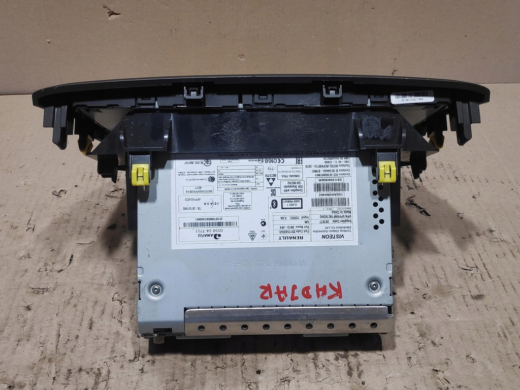 фото №6, Радио оригинальные заводской радиопроигрыватель lift renault kadjar 281159356r