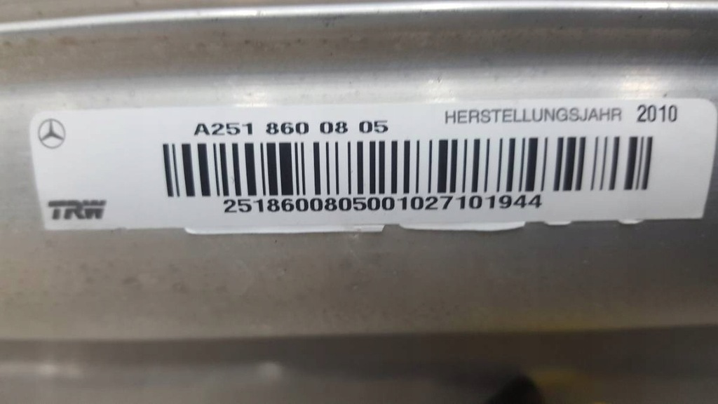 фото №12, Консоль приборная панель подушка beż mercedes r350 w251 eu