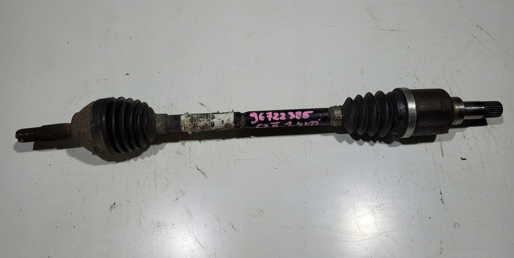 фото №1, Привідний вал ліва короткий citroen c3 ii ds3 ii 9672238580