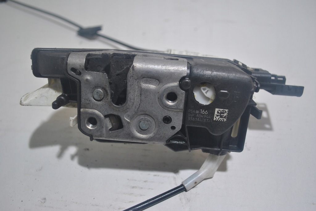 фото №3, Замок двері лівий перед peugeot 308 8 pin