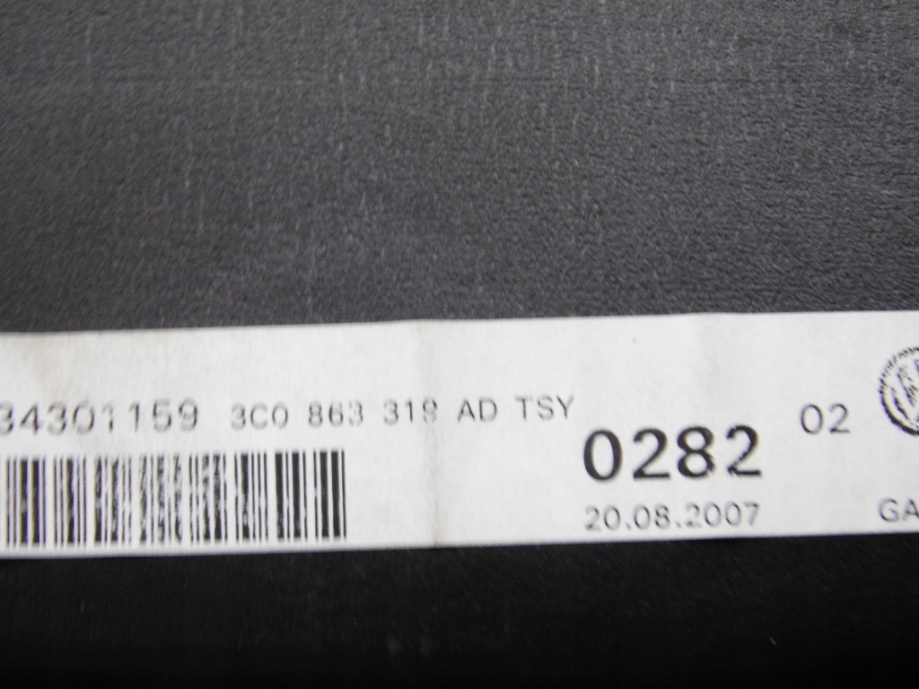 фото №12, Підлокітник ґрати обдув vw passat b6 b7 cc 3c8 шкіра czarna оригінал