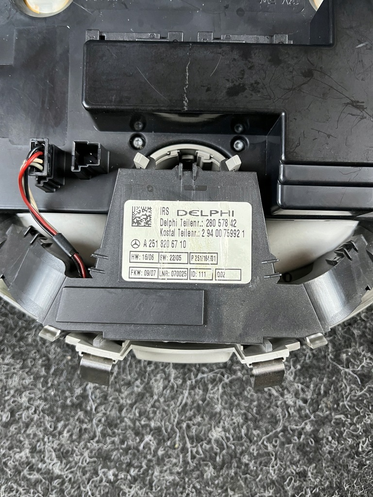 фото №10, Mercedes ml w164 лампа освітлення кабіни a2518206710