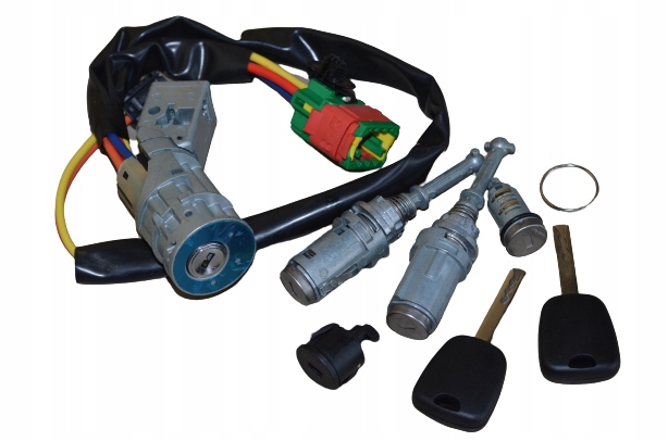 фото №1, Citroen c2 i замок зажигания замок вкладка набор замки