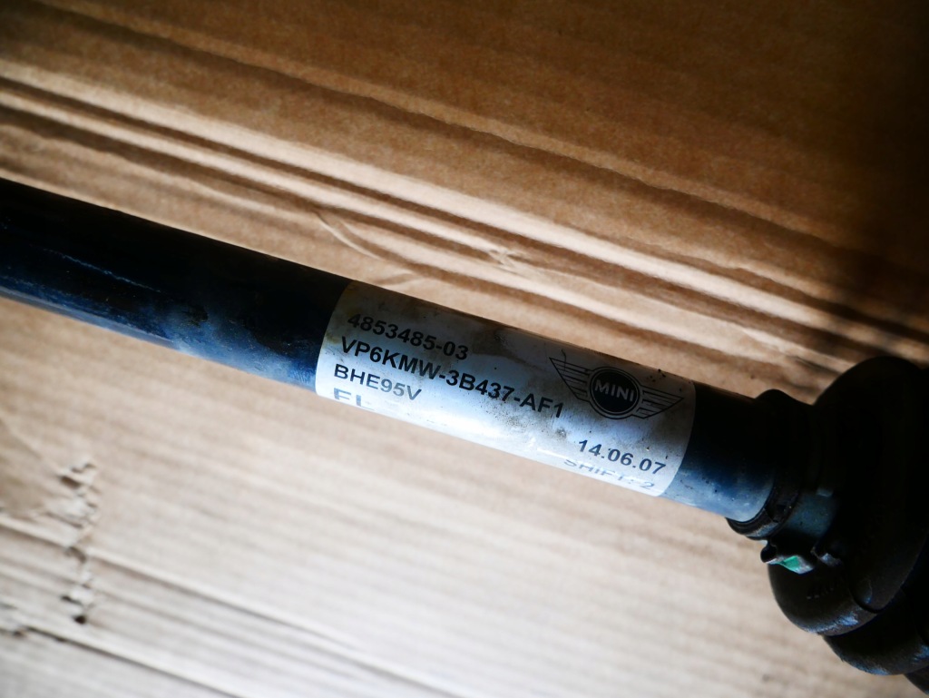 Mini r56 r55 r57 r58 r59 левая передняя приводной вал перед левый 4853485 Оригинал