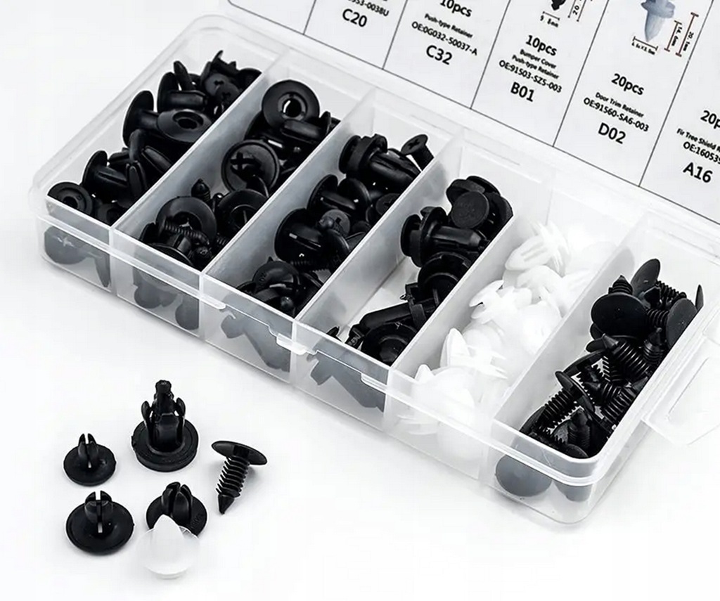 фото №15, Клипсы обивка клипса штифты автомобильные набор клипсы do автомобиля универсальные