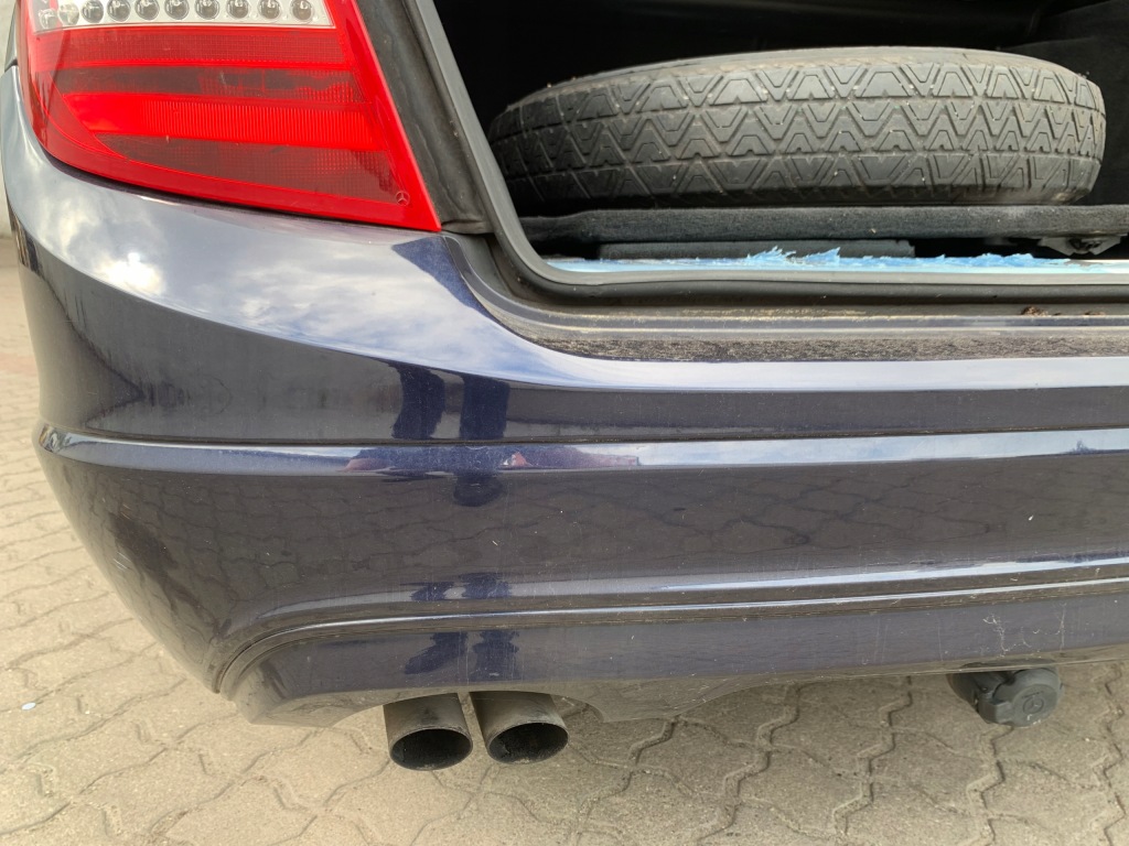 Mercedes c klasa w204 рестайлинг  бампер задний niebieski с Разборки