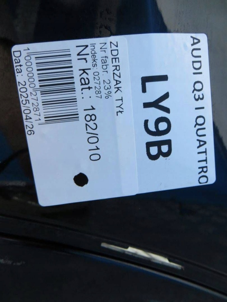 фото №14, Audi q3 8u lift бампер задняя задний ly9b 14-