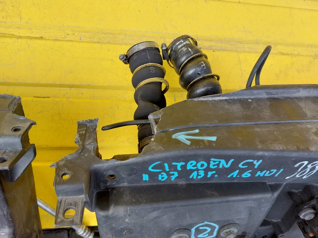 Citroen c4 2 радиатор ремень перед b7 1.6 hdi 13r Оригинал