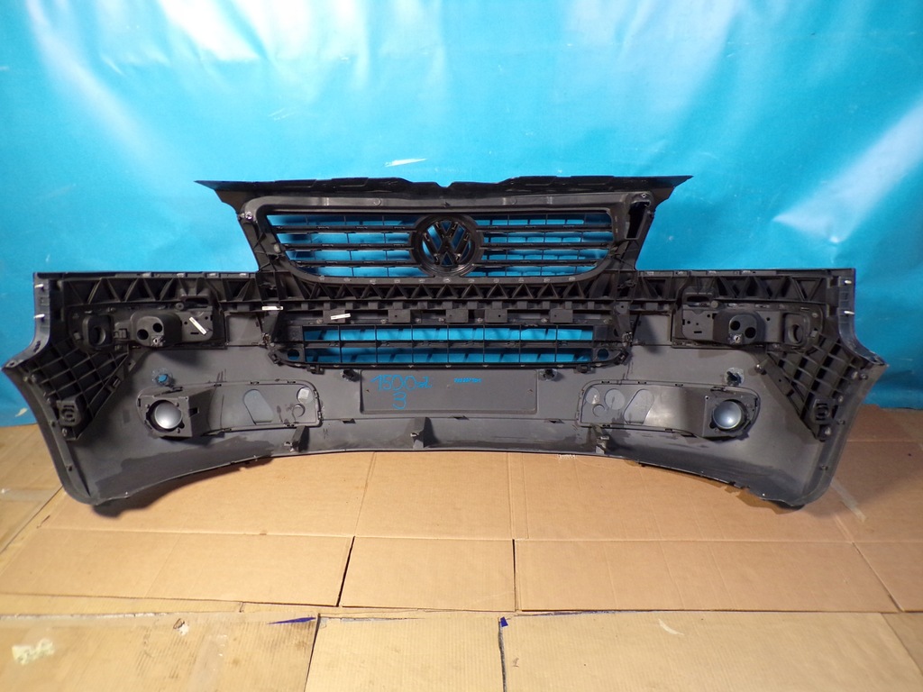 фото №11, Vw transporter t5 multivan caravelle бампер передний перед kompletny szary