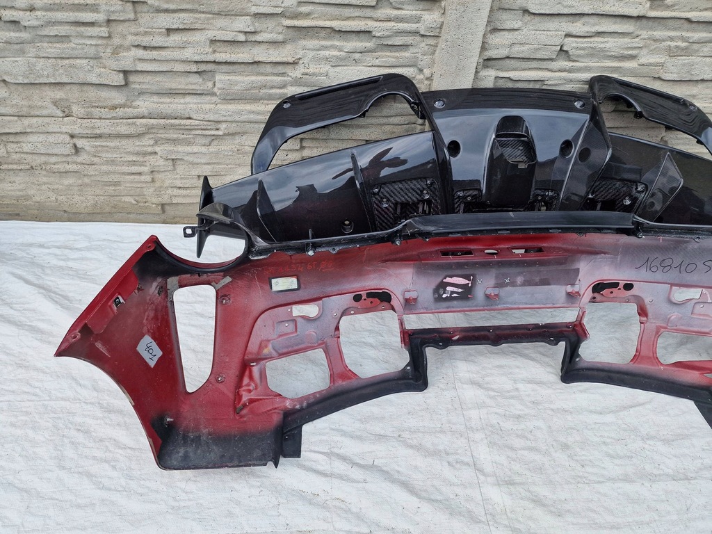 фото №14, Ferrari 488 pista бампер карбон дифузор