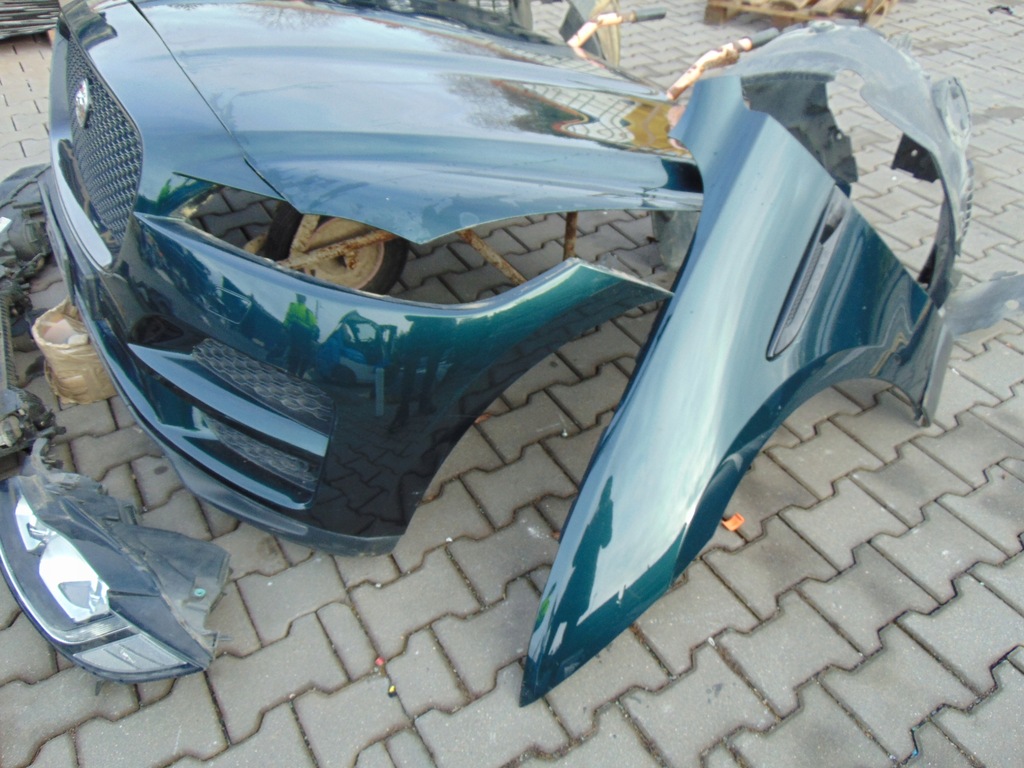 фото №5, Капот бампер 4xpdc kompletny перед jaguar f-pace 2.0d gx63-13w029-ef