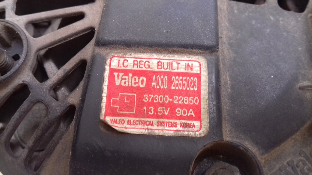 фото №5, Генератор 3730022650 hyundai getz 1.3 12v 05- kia