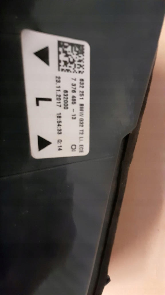 фото №8, Bmw 6 g32 лампа правая левая задняя w крышка