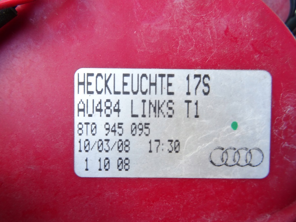 фото №8, Лампа задняя задняя левая audi a5 8t0945095