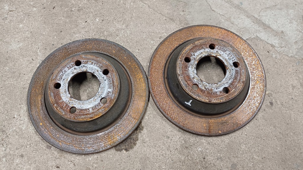 фото №1, Ford puma mk2 1.0 ecoboost диск тормозная задняя комплект