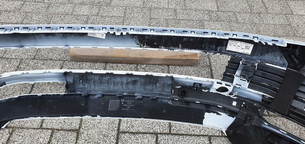 фото №10, Vw transporter t6 бампер перед оригинал e400