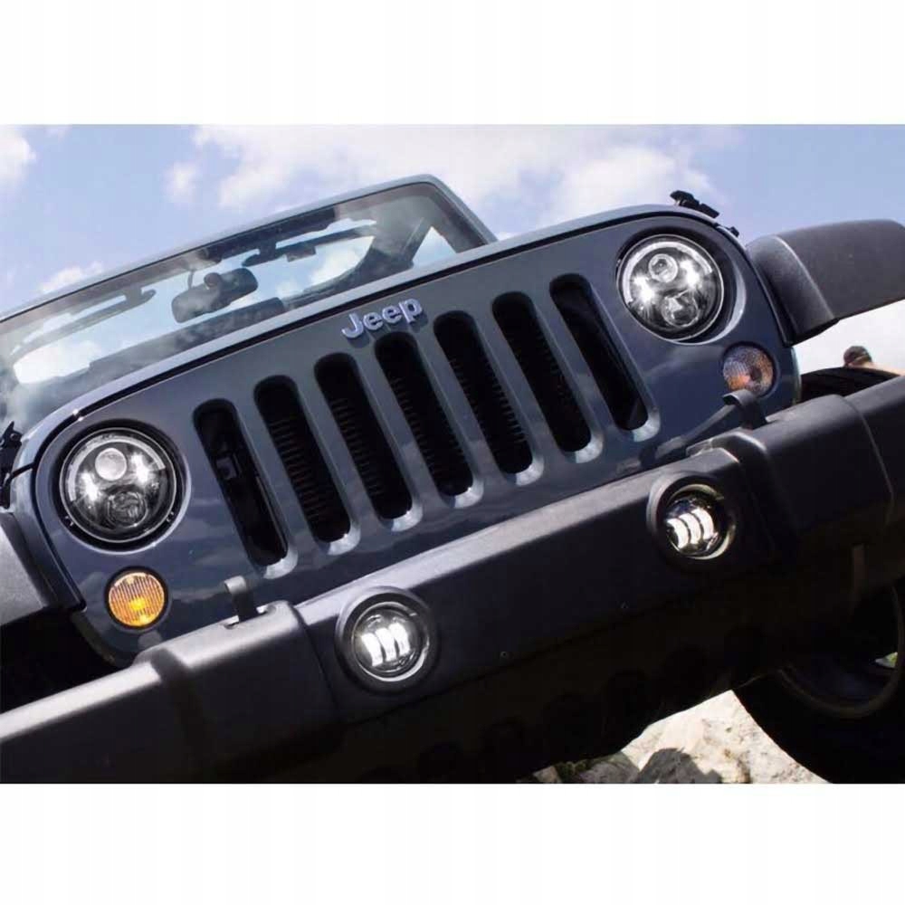 фото №7, Лампы противотуманные led 4" jeep wrangler jk