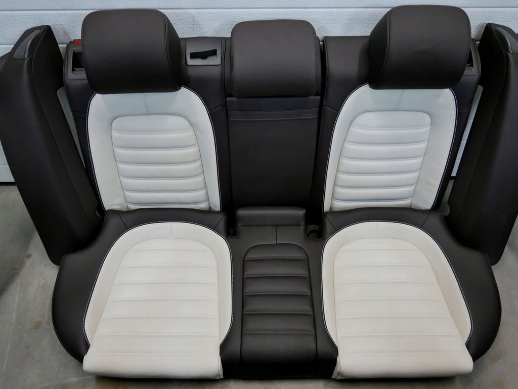 фото №12, Сиденья комплект кожа коричневый beż vw passat cc lift