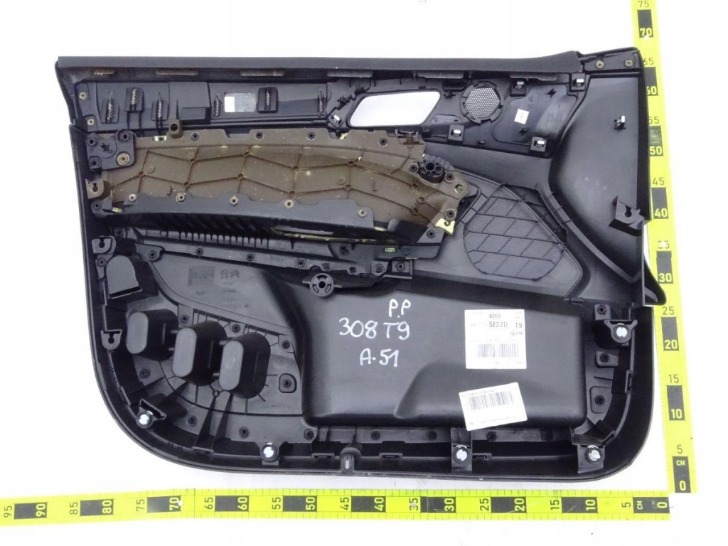 фото №5, Peugeot 308 ii t9 13-21 обшивка оббивка двері правий перед europa