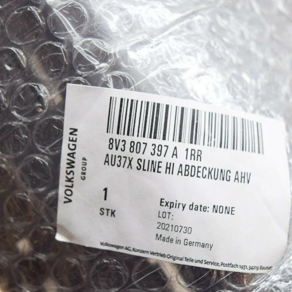 Audi a3 8v s-line защита спойлер бампера заднего 8v3807397a1rr Киев