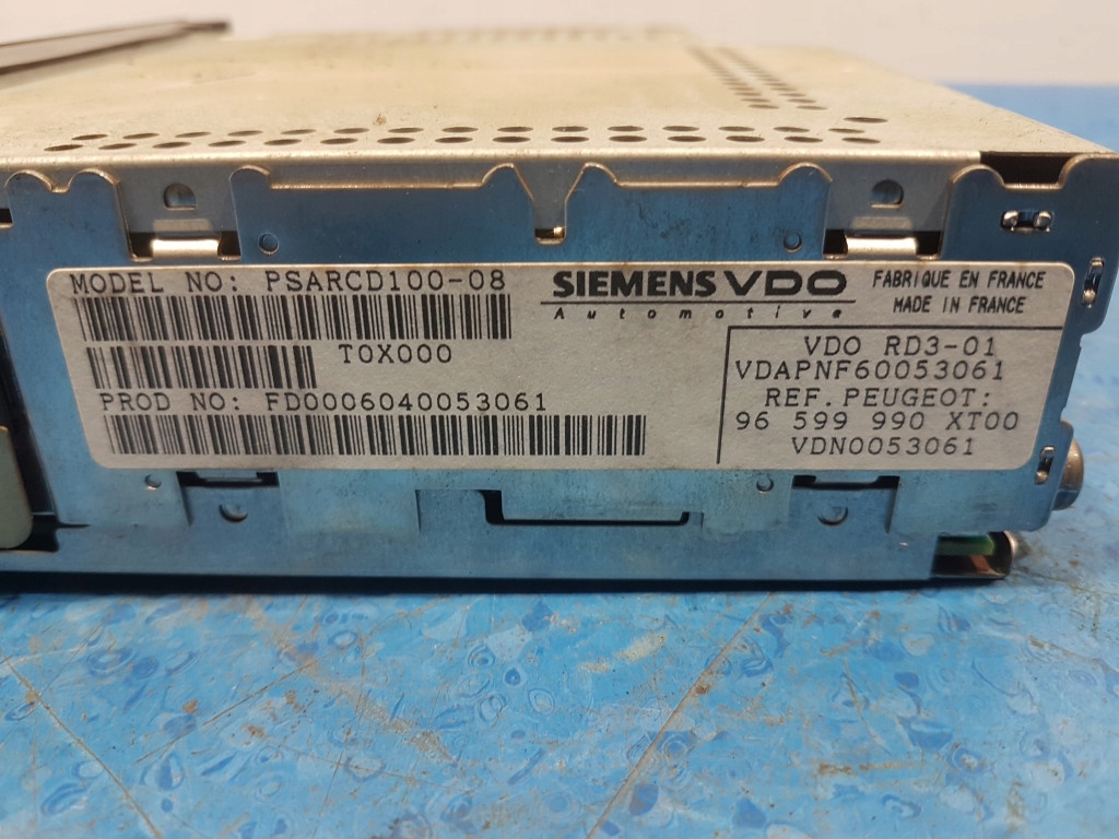 фото №2, Peugeot 1007 радіо 96599990xt