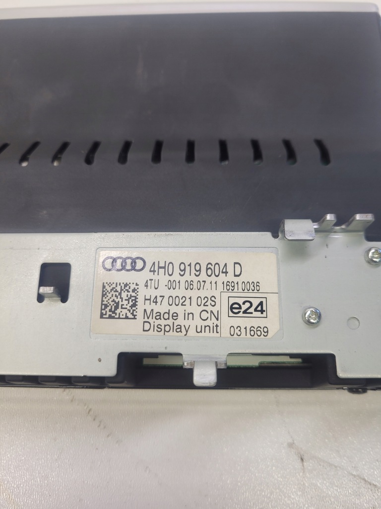 фото №7, Дисплей lcd mmi audi a8 d4 4h0919604d