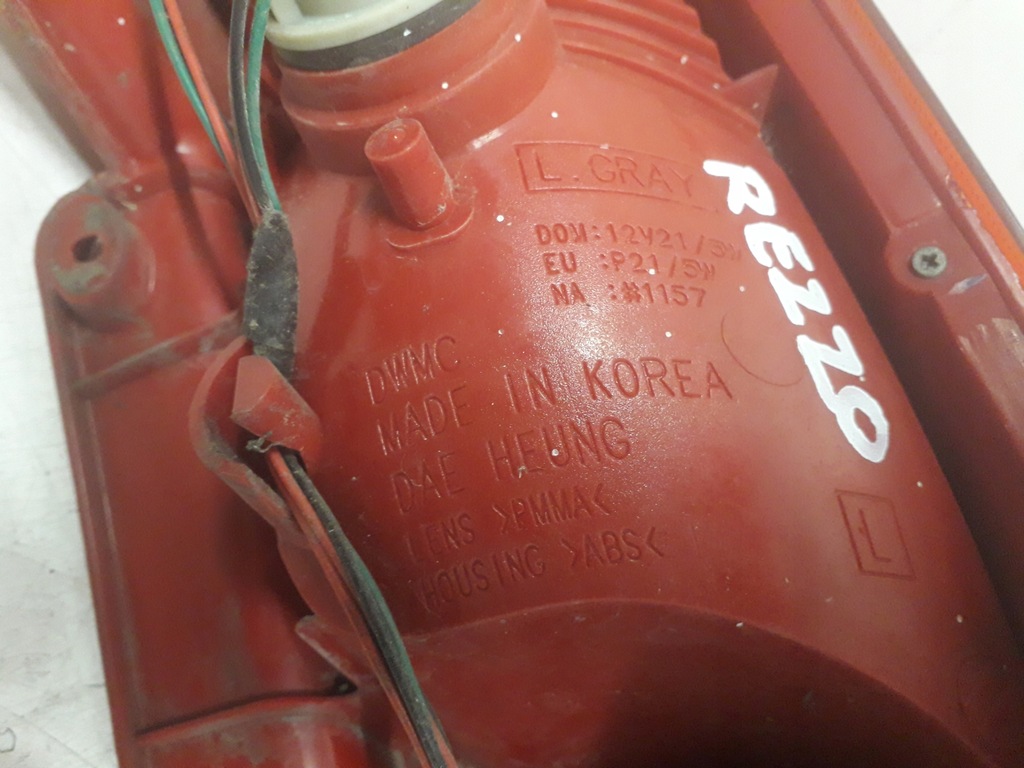 фото №8, Chevrolet rezzo tacuma 00-08 лампа лівий задня