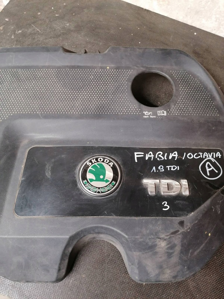 фото №4, Верхній захист двигуна skoda fabia 1 1.9tdi
