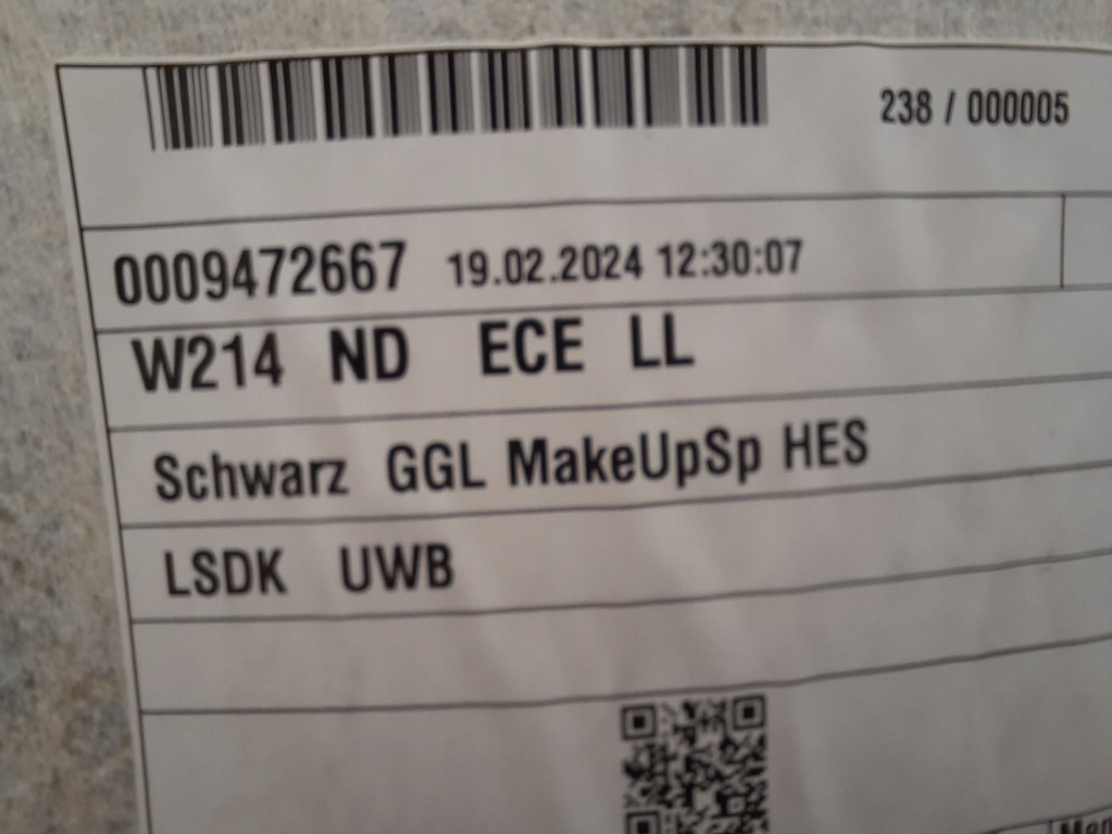 фото №15, Mercedes e-klasa w214 23- оббивка стеля 0009472667