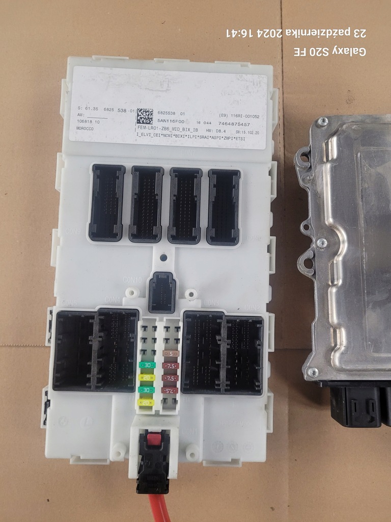 фото №5, Bmw f30 330e hyb набор стартовый блок управления двигателя b48 fem ключи 8678939