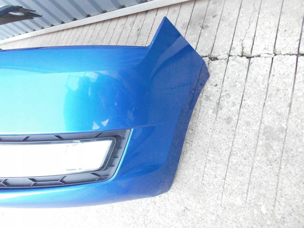 фото №12, Бампер передний решётка радиатора противотуманные фары skoda rapid 5ja niebieski lf5w оригинал