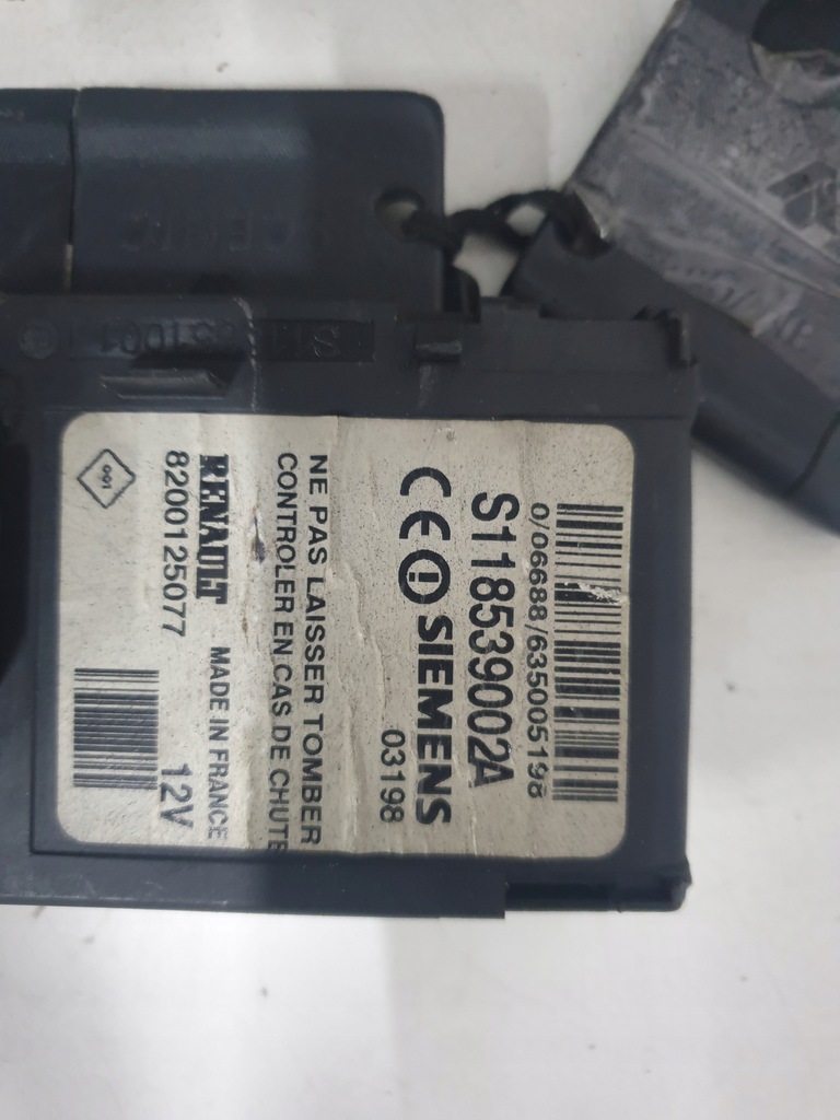 фото №4, Блок управления набор стартовый renault scenic ii 1.9 dci 0281011390