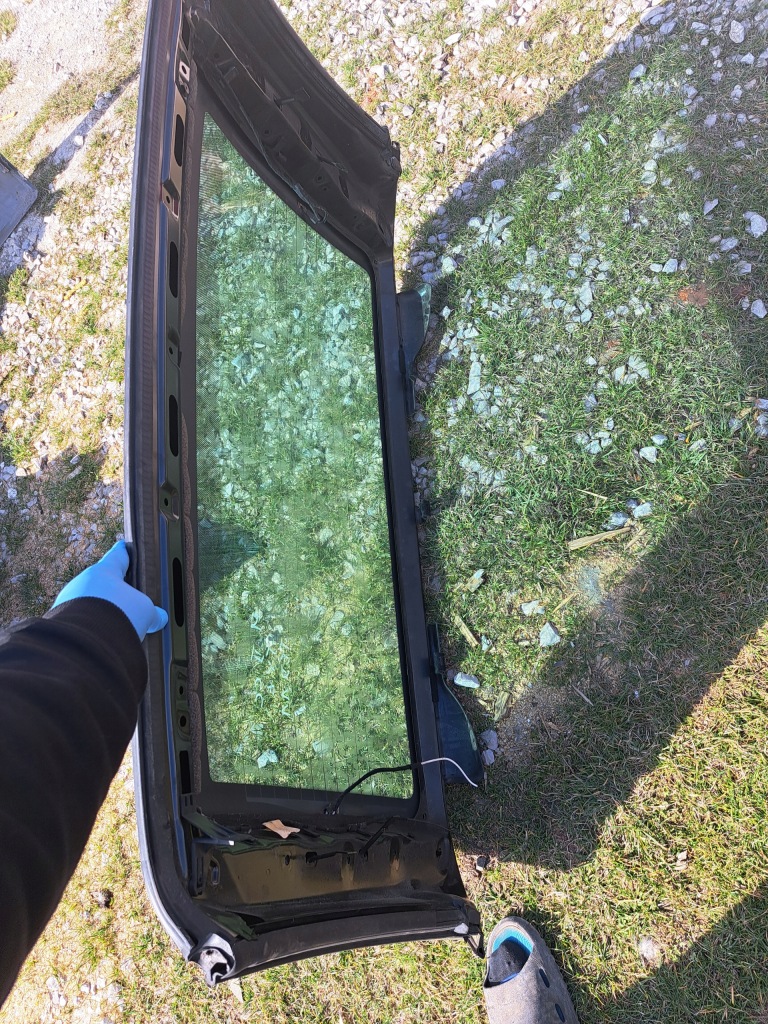 фото №4, Megane ii cc стекло задняя задняя ted11