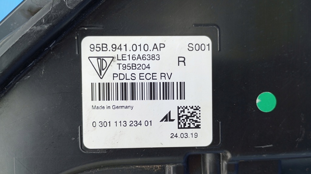 фото №9, Лампа правый перед full led matrix porsche macan 95b lift 2018- 95b941010ap