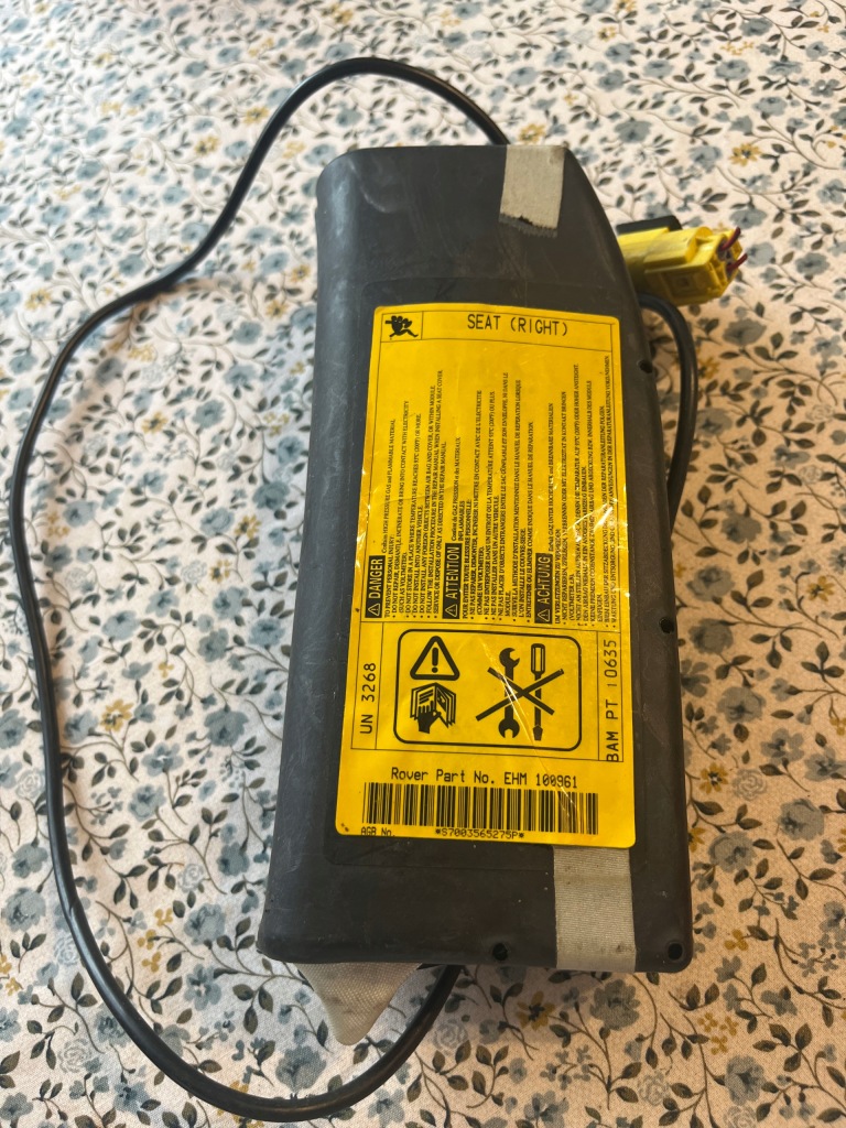 фото №1, Rover 75 подушка сидіння подушка безпеки права range rover