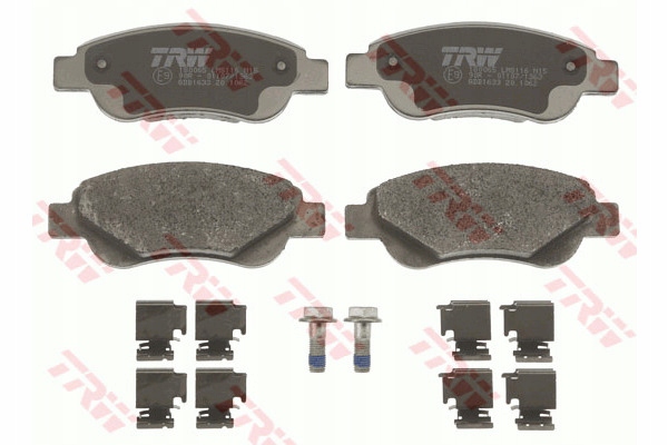 фото №13, Trw gdb1633 набір гальмівних колодок гальмівних, гальма дискові